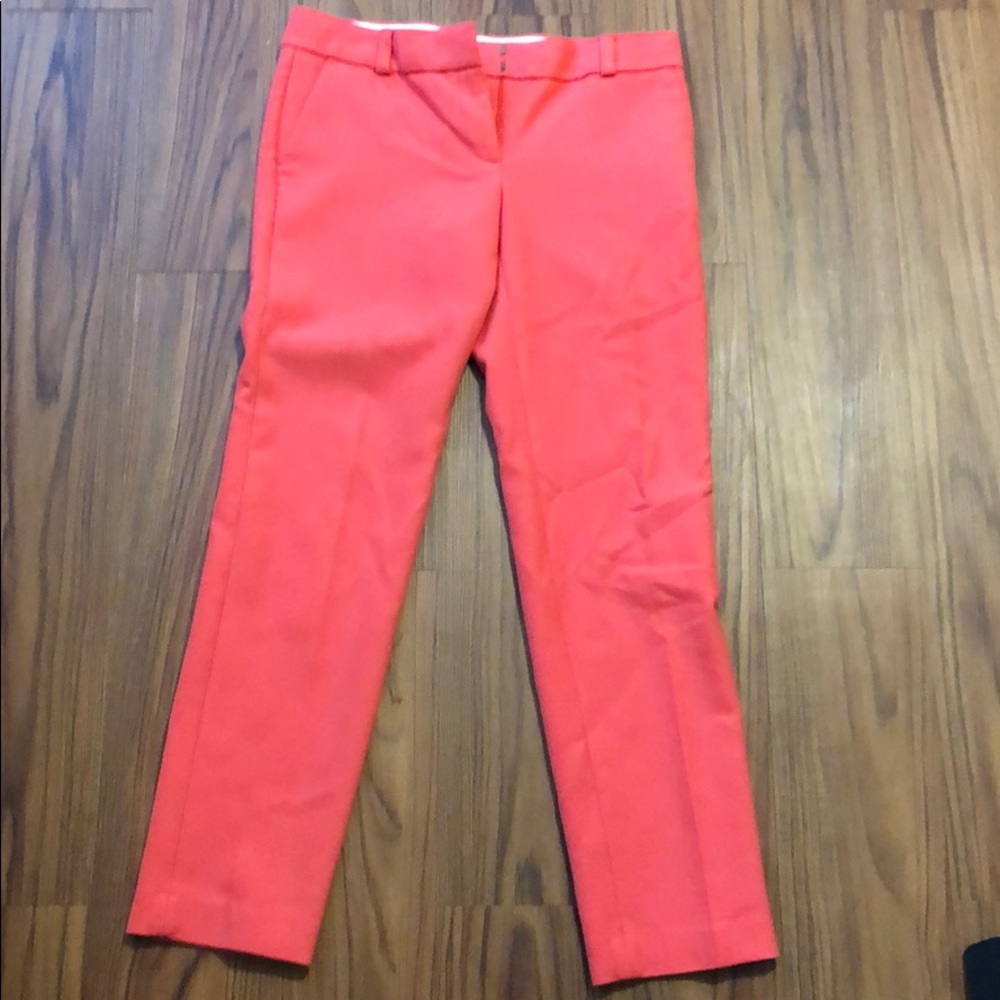 Coral dress pants